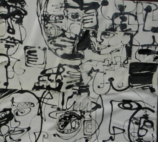 Itchy &Scratchy . Collage on canvas . 36x36inches\.png