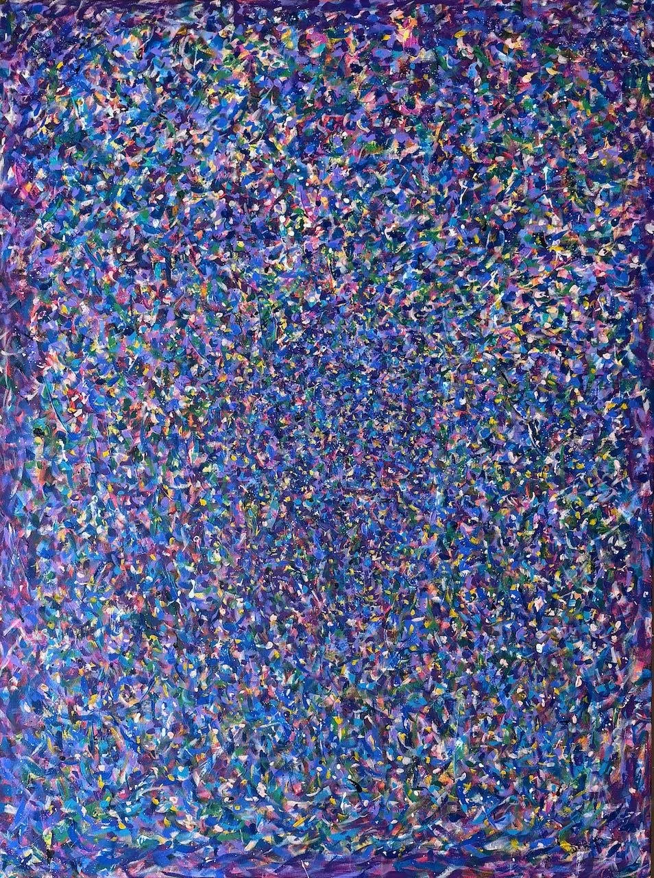 Purple Haze Acrylic on canvas . 48" x 36"