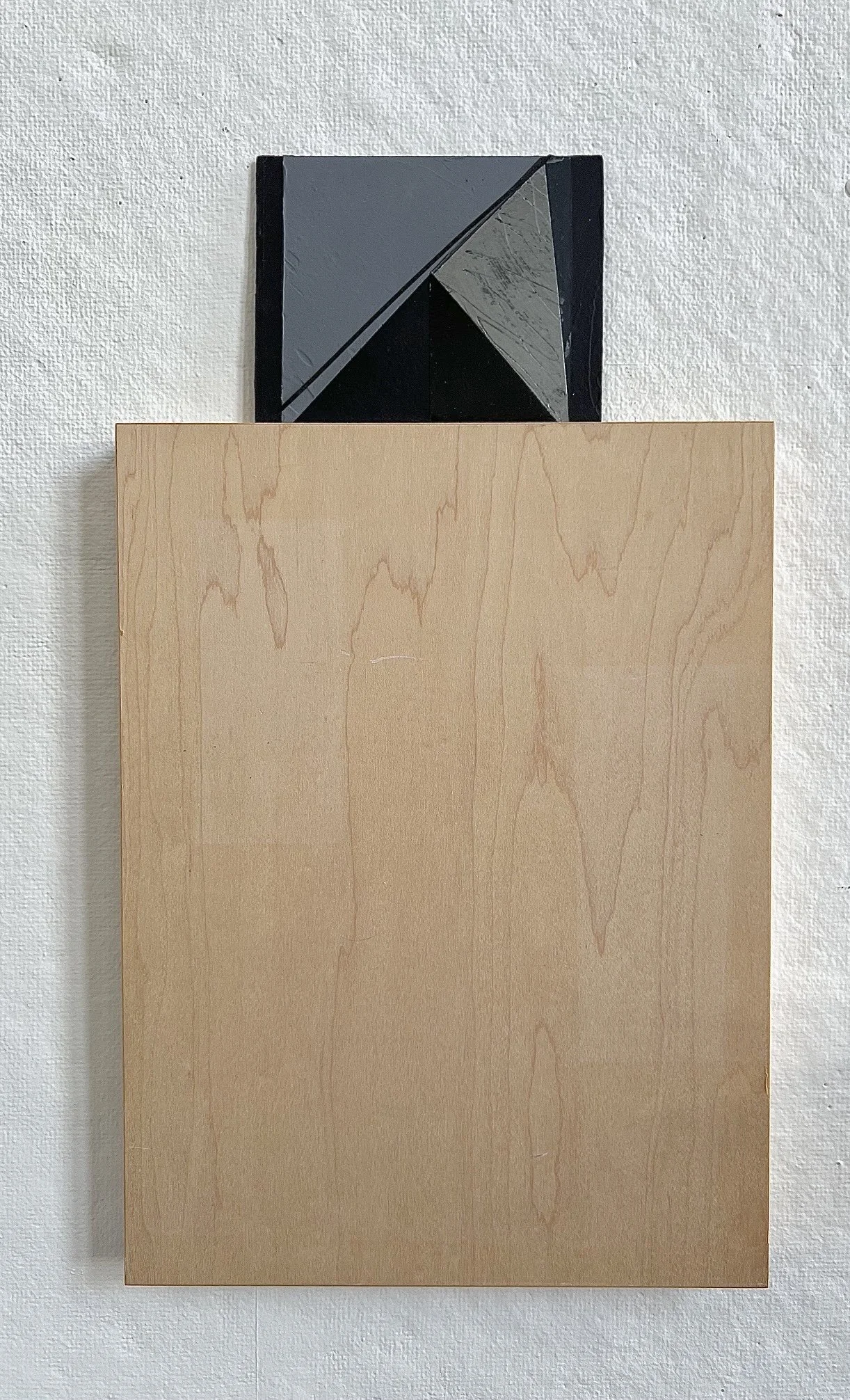 Work in progress in the artist's studio