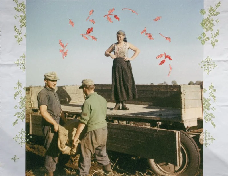 Heroic Harvest
2021
Archival Pigment Print with Hand-sewn Embroidery
Ed. 2/3 (3AP)
Image 14” x 18”
Frame, UV Plexi 23” x 28”