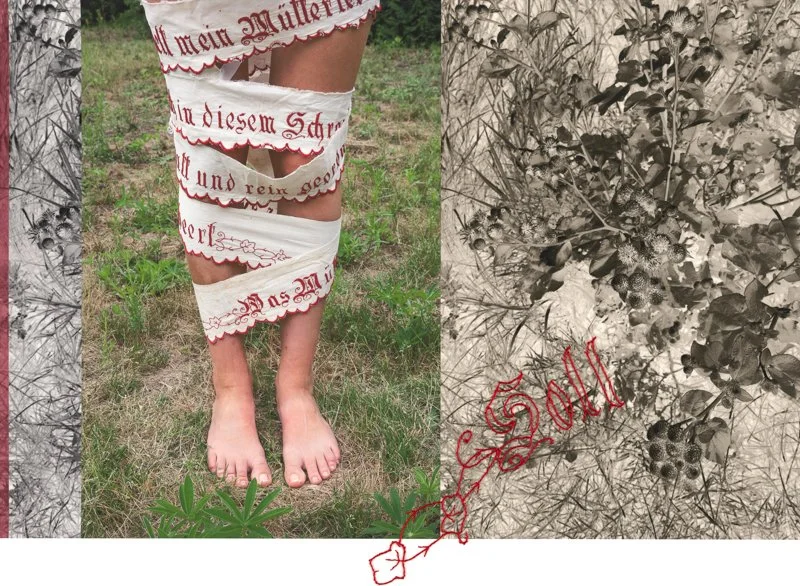 Daughter of Thistles
2020
Archival Pigment Print with Hand-sewn Embroidery
Ed. 1/3 (3AP)
Image 16” x 21”
Frame, UV plexi 23” x 28”