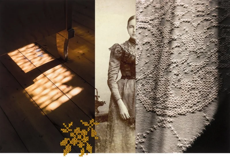 Shadow and Light 2019
Archival Pigment Print with Hand-sewn
Embroidery 2/3 (3AP)
Image:   13” x 19”
Framed: 23” x 28”
