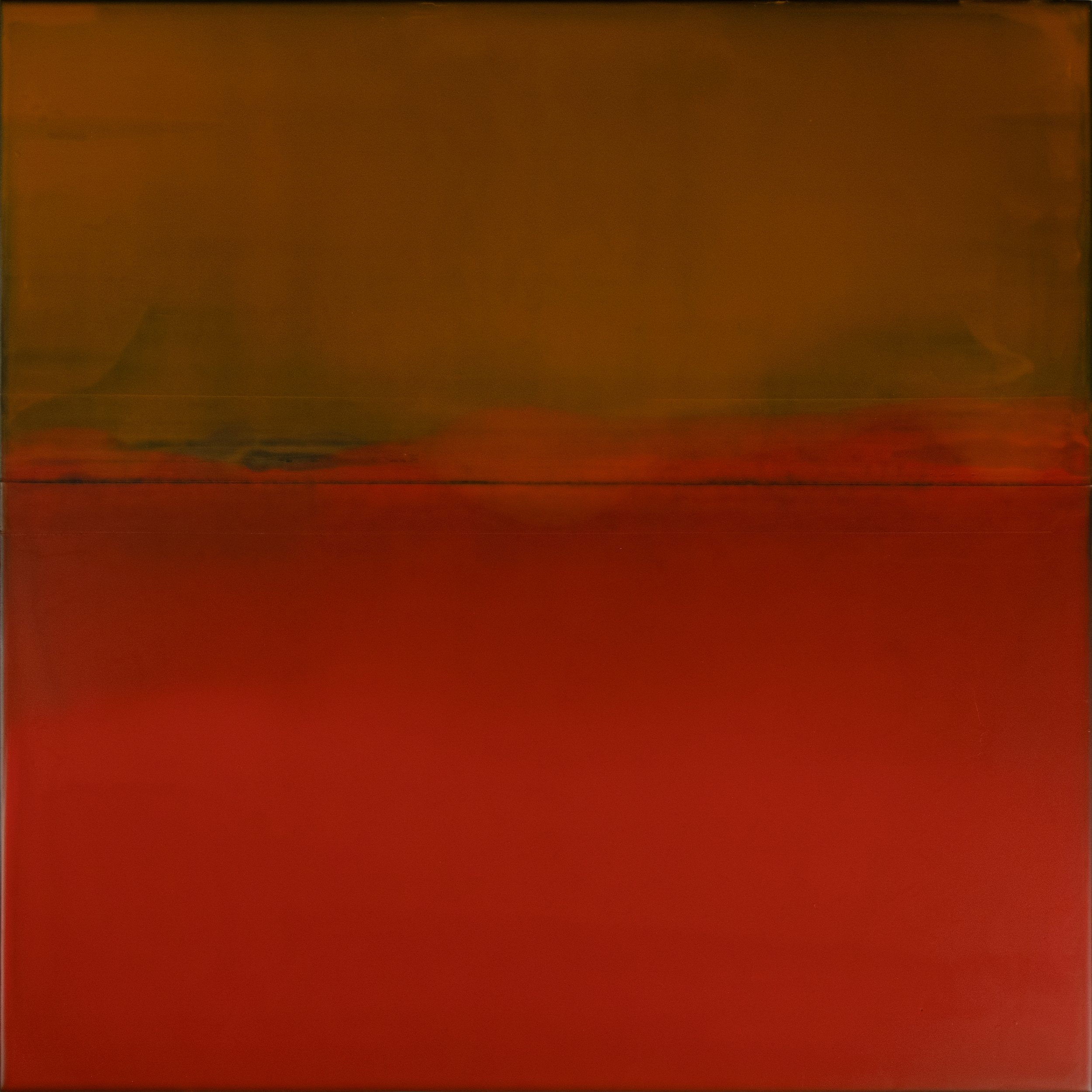 Martin Sorger . Before You Disappear 4 2025 . Acrylic on wood . 18" x 18"