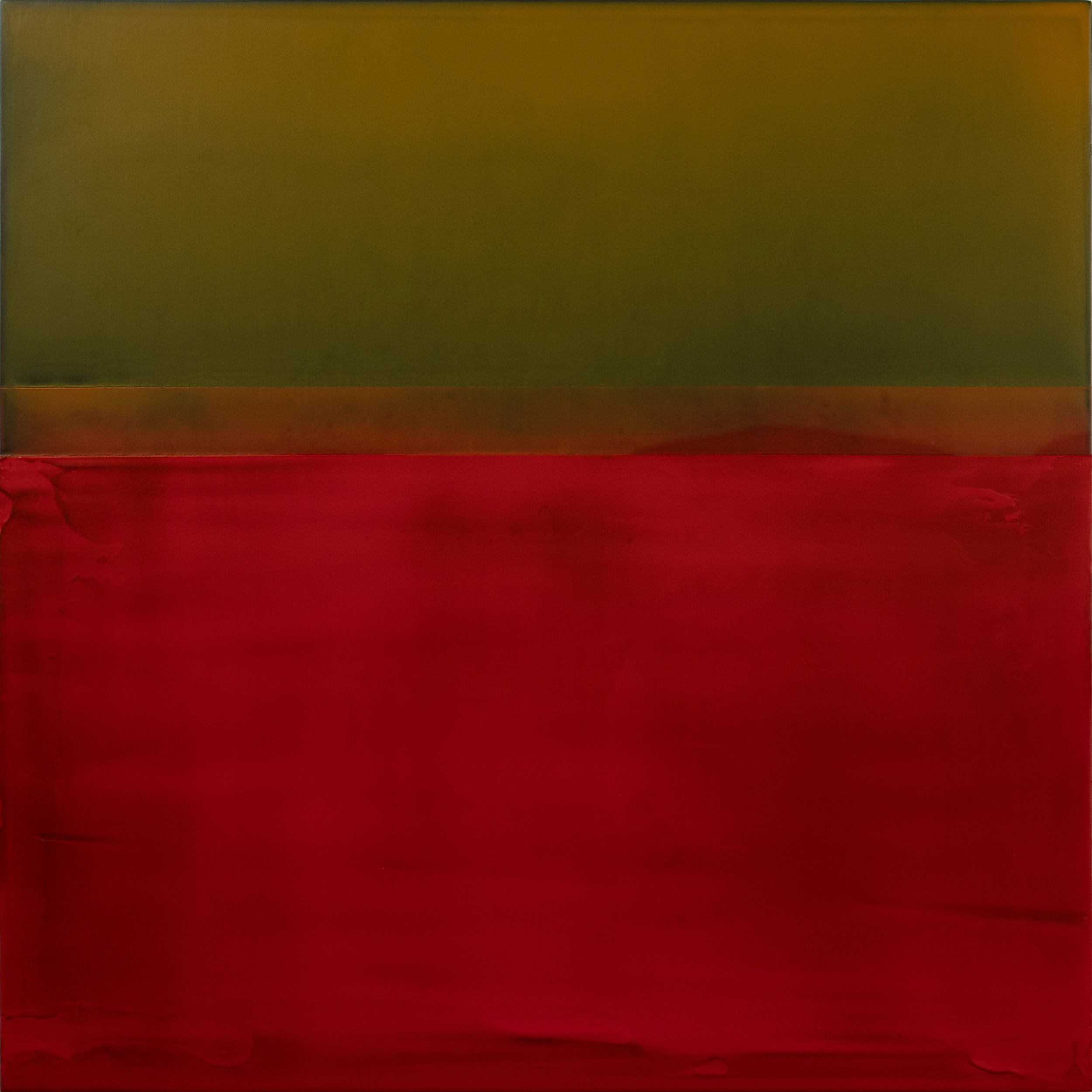 Martin Sorger . Before You Disappear 3 2025 . Acrylic on wood . 18" x 18"