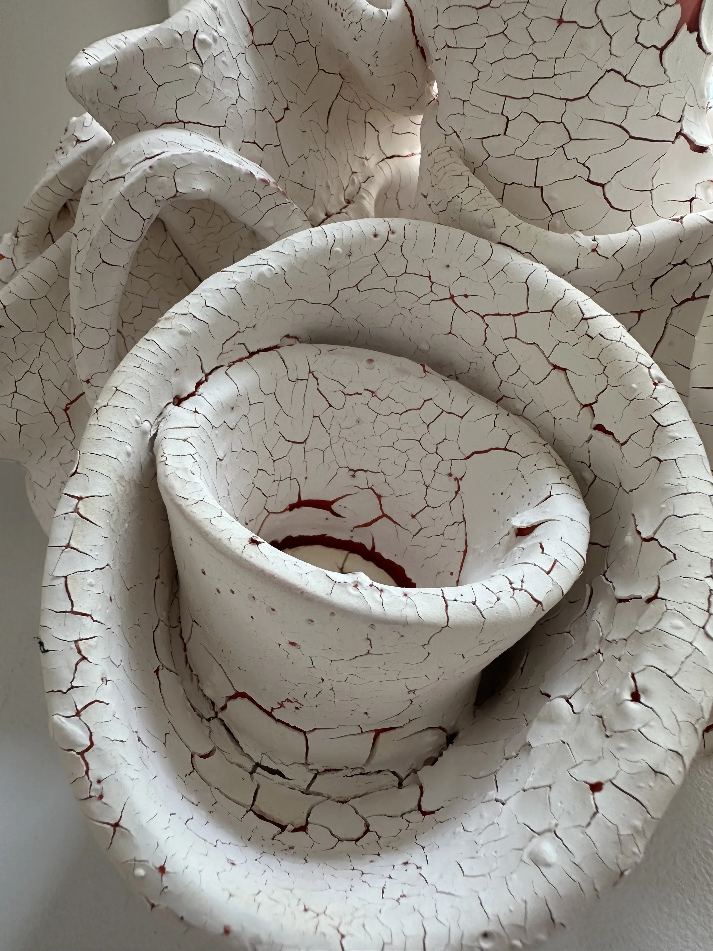 Mark Cooper . from the series Ola 2025 (detail)  . Ceramic, glaze