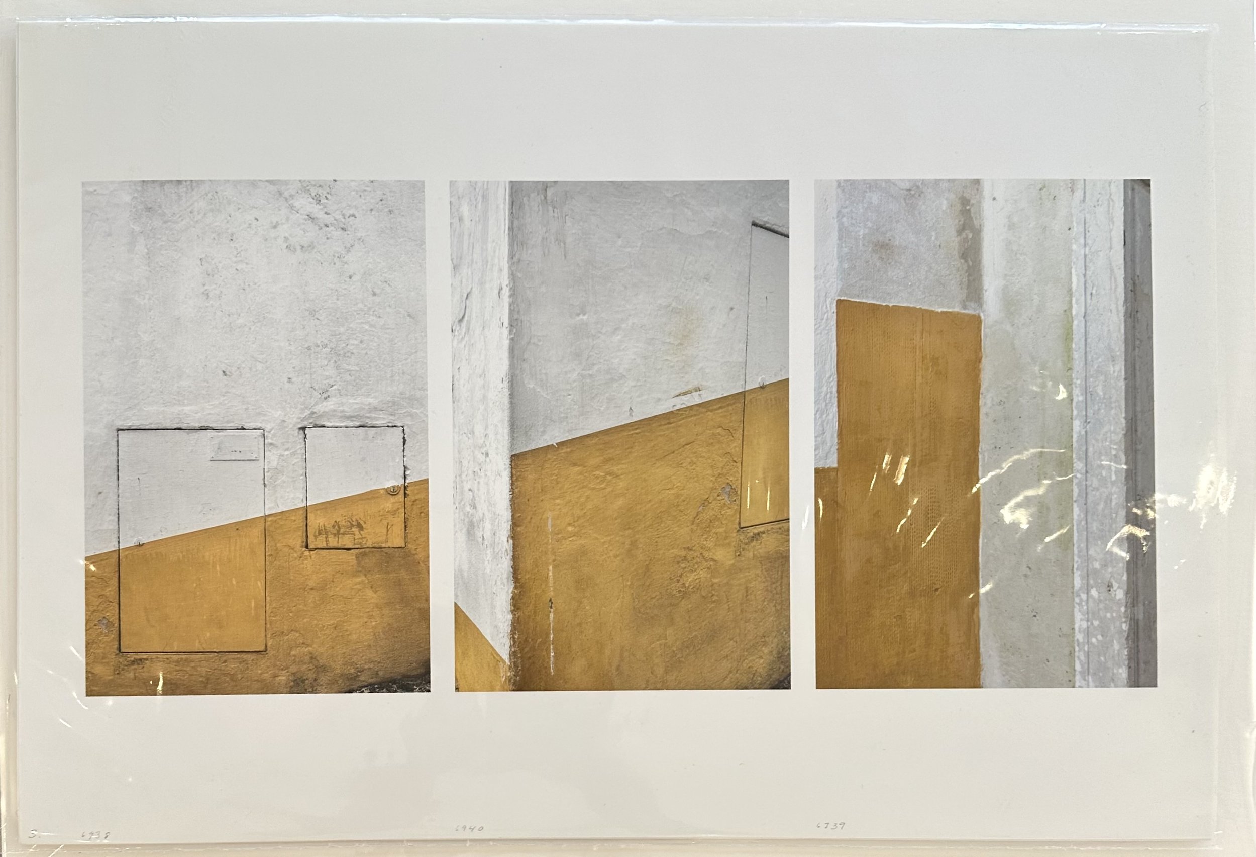 Esther Pullman . Portugal Triptych 2022 . Archival Pigment Print . 13" x 19" and matted . $250 . Sold