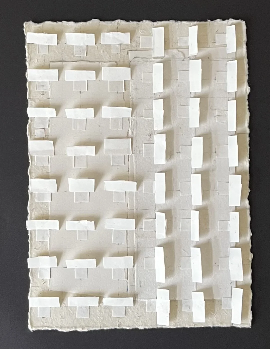 Path of Belonging #3 2026 . 8" x 6"  . Mixed Media