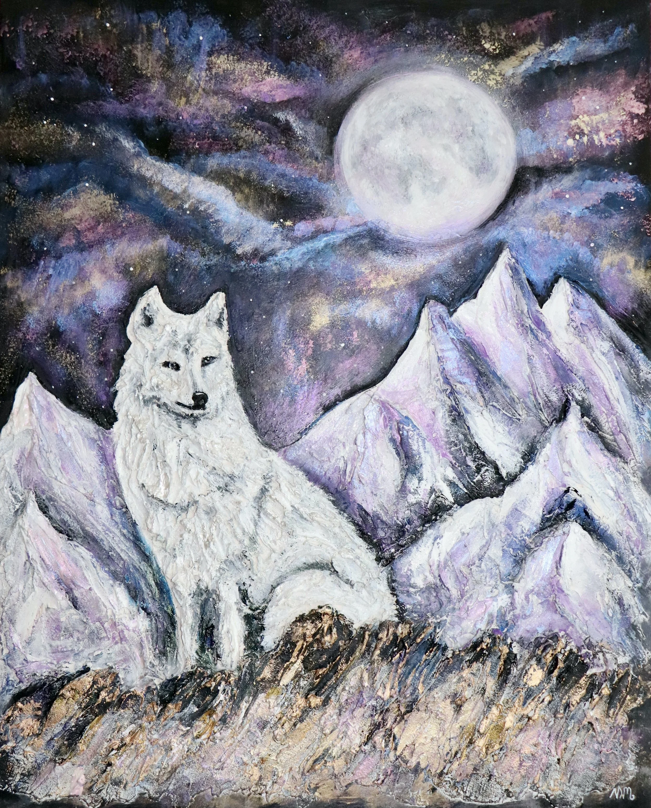 White Wolf of the Mountains