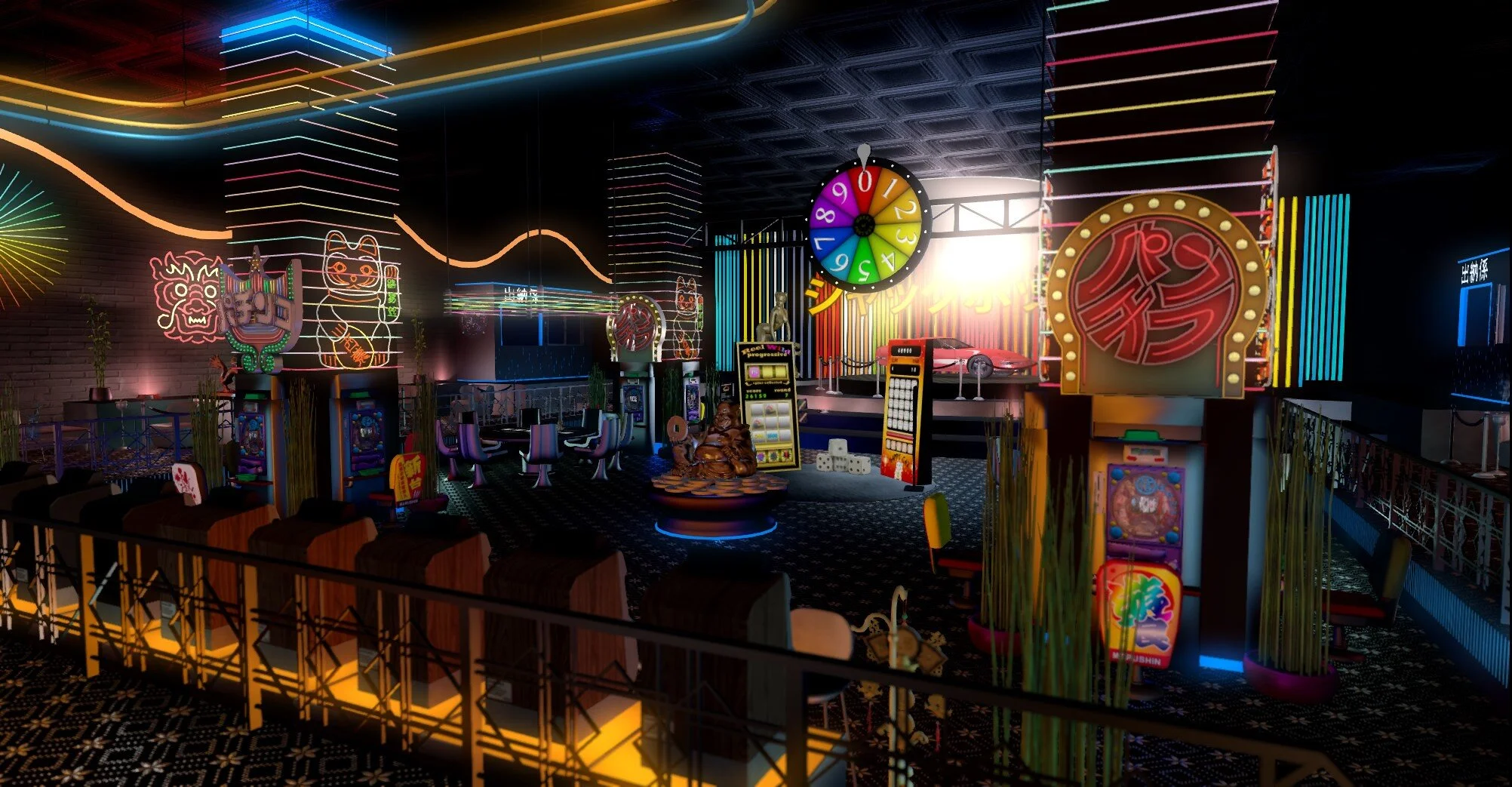 The Takai Casino, part of The Takai Hotel in Kiyori City