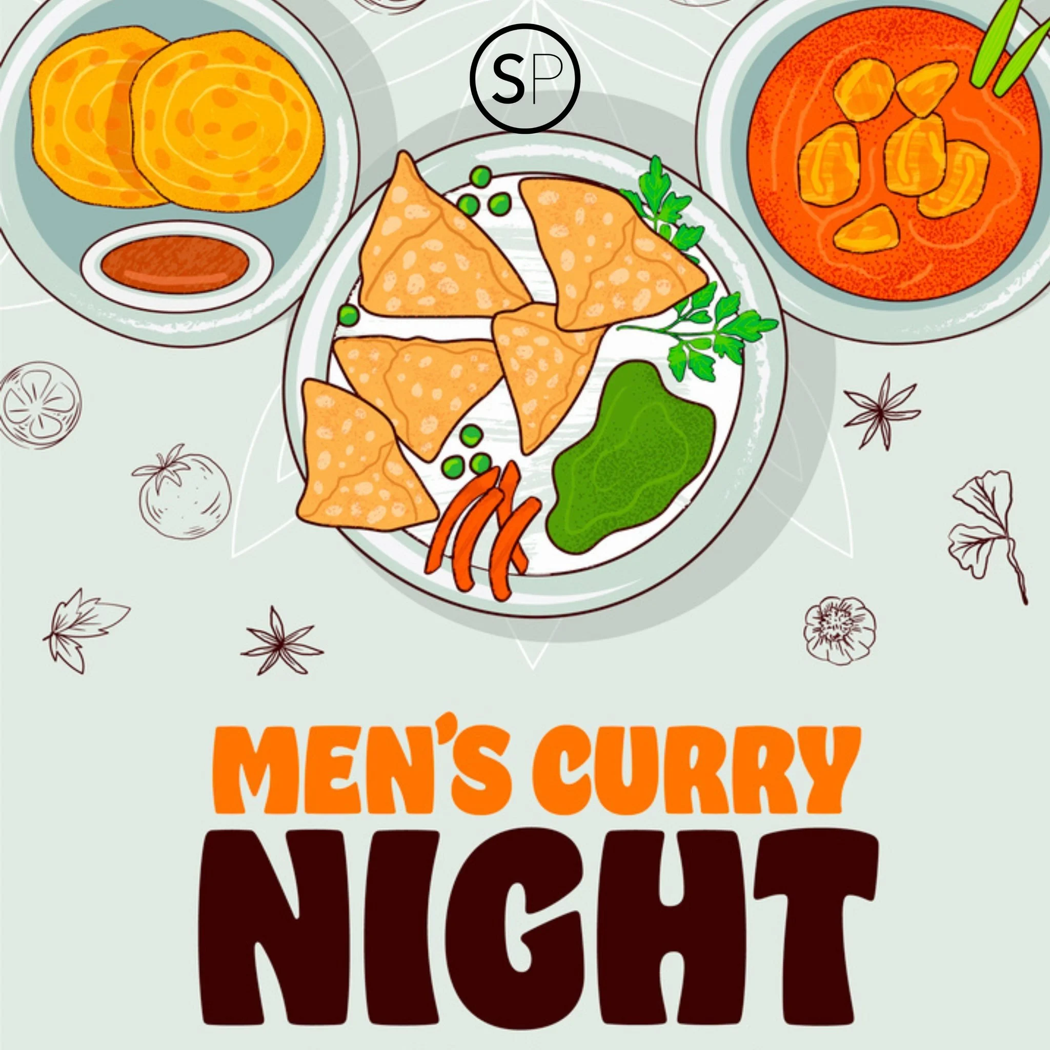 🍛 Men&rsquo;s Curry Night! 🍛
Gentlemen, join us for a night of great food, great company, and plenty of laughs!
📅 Tuesday 21st October
🕢 7:30pm
💷 &pound;5 per ticket &ndash; includes your choice of 2 delicious curries
Don&rsquo;t miss out &ndash