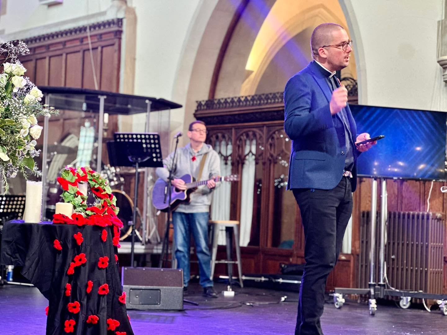 🌺 This Sunday is Remembrance Sunday.

Our 11am Family Service will start 5 minutes early at 10:55am to observe 2 minutes of silence in honour of those who served.

We&rsquo;d love for you to join us for any of our three services:

9:30am &ndash; For