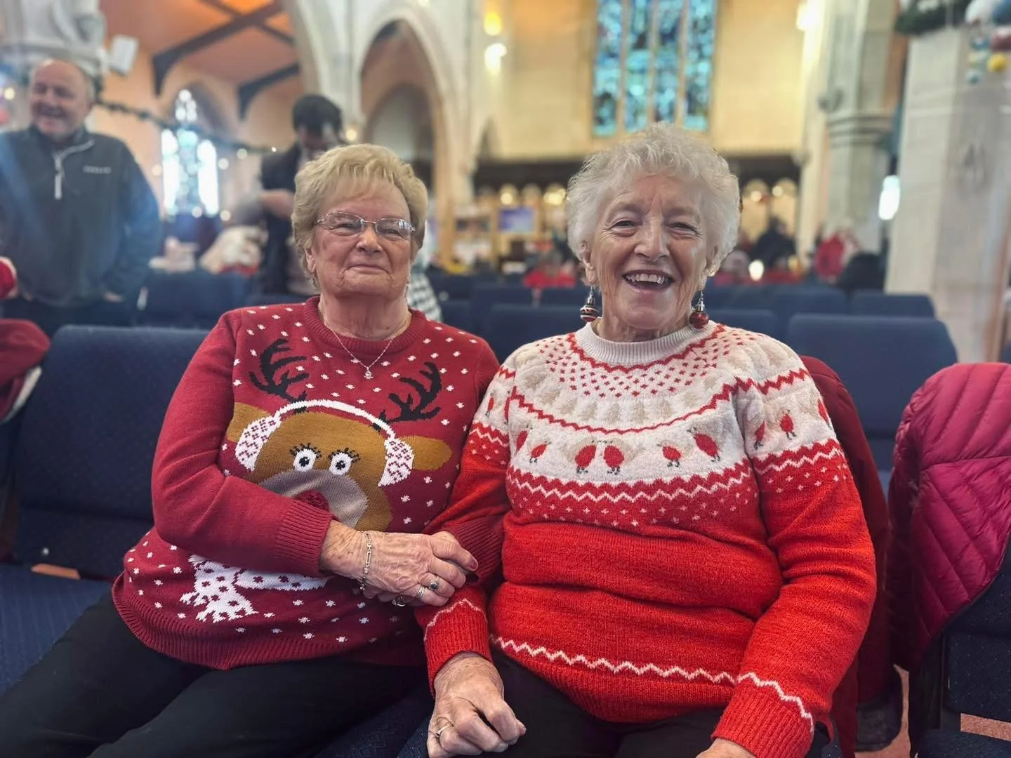 See you tomorrow at church? 👀🎄

It&rsquo;s Christmas Jumper Sunday &mdash; the louder, brighter, sillier the better 🧶✨
Come as you are, bring a friend, wear the jumper you only bring out once a year.

9:30 - ONSITE &amp; ONLINE 
11:00 - ONSITE &am