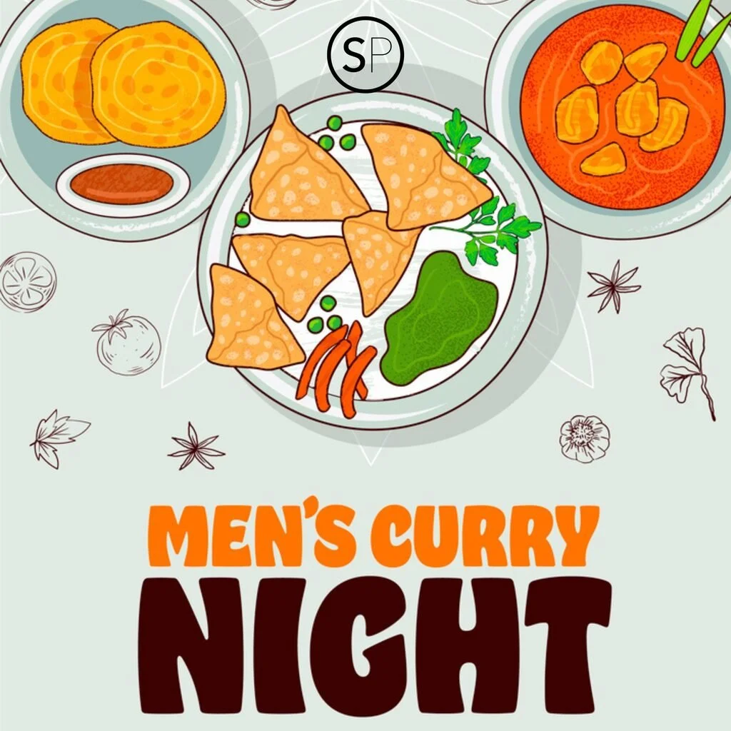 🍛 Men&rsquo;s Curry Night!
Join us Friday 24th Feb at 7:30pm for a relaxed evening of delicious curry, good conversation, and great company.

Just &pound;5 to join&mdash;bring your appetite and your stories! A perfect chance to unwind and connect wi