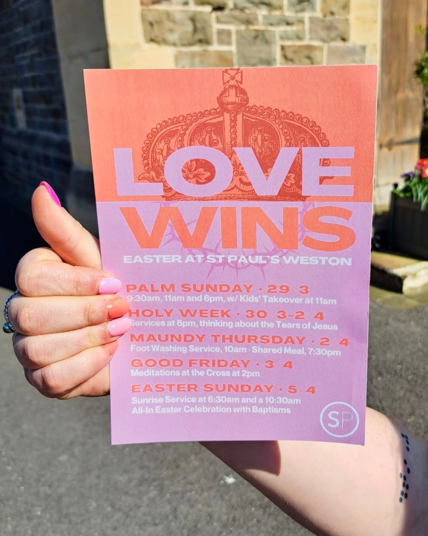 Love wins. Always has. Always will. ♡

Join us this Easter as we journey through the story that changed everything &mdash; from Palm Sunday (with our kids taking over 🌿), to moments of reflection, foot washing, baptisms, and the joy of Easter Sunday