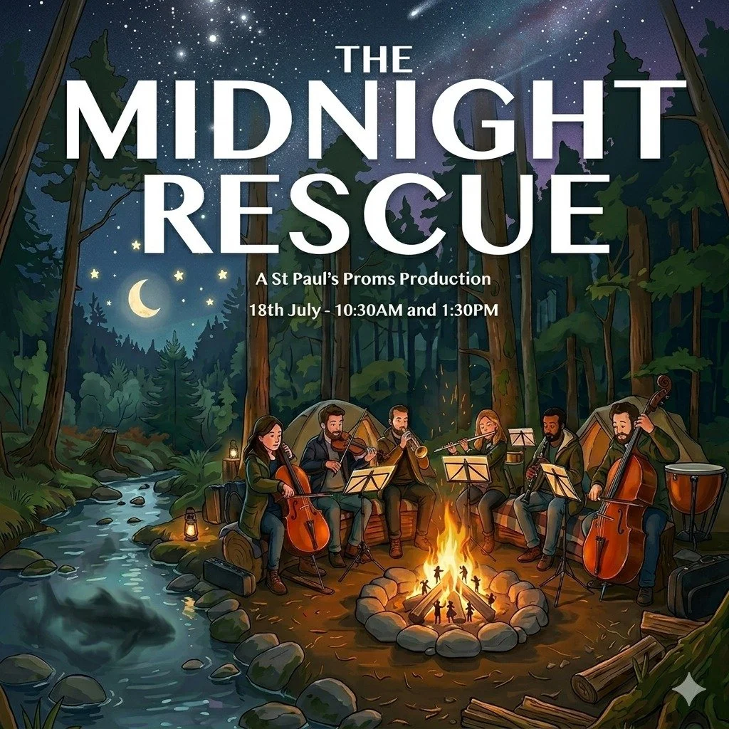 🌌 Get ready for an unforgettable adventure with THE MIDNIGHT RESCUE! 🌌

Bring the whole family along for a magical journey where Bible stories come to life through live music and song. Your kids will love the immersive storytelling, creative crafts