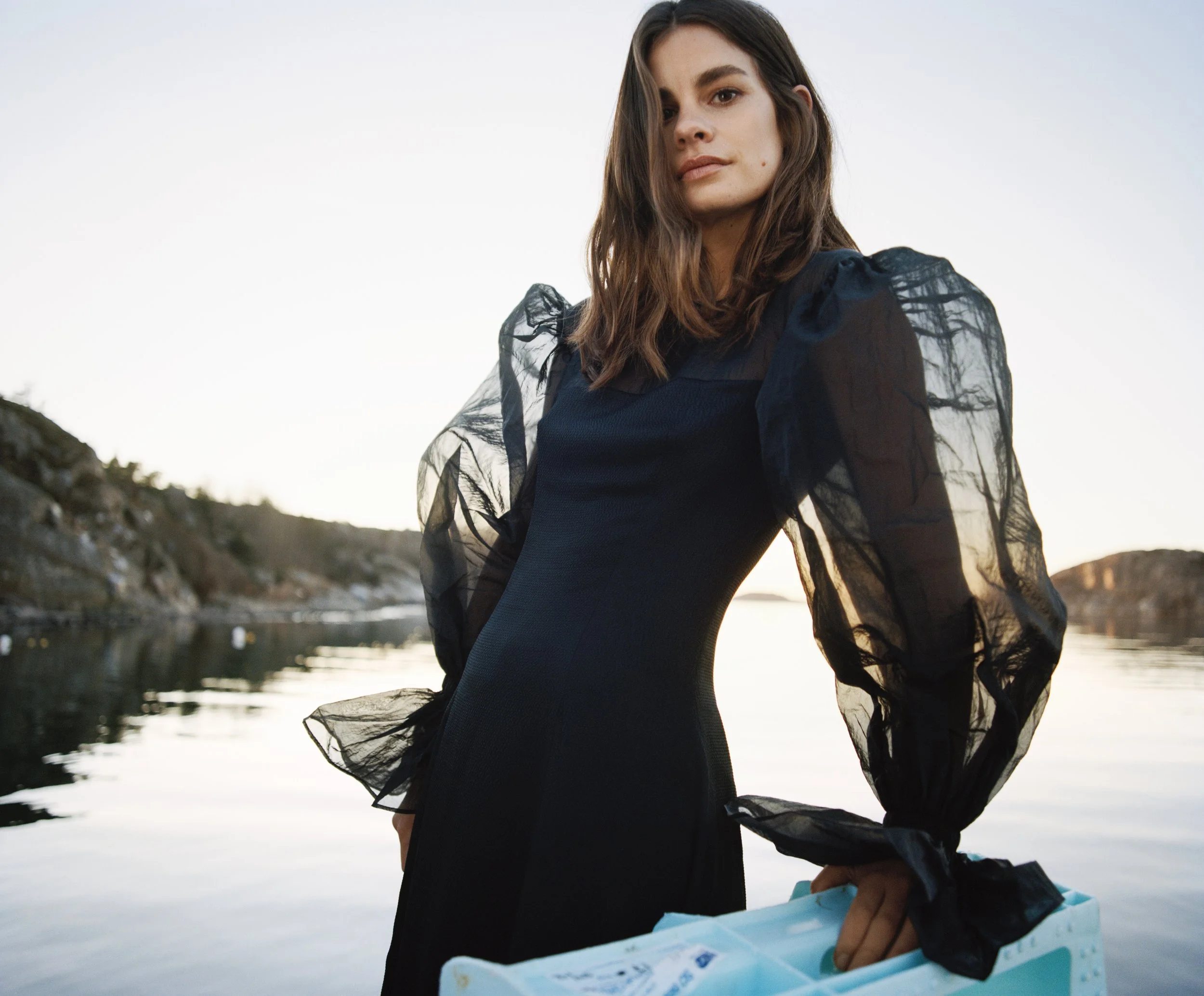 & Other Stories x Rejina Pyo co-lab featuring wild oyster diver Lotta  Klemming — Hello Production