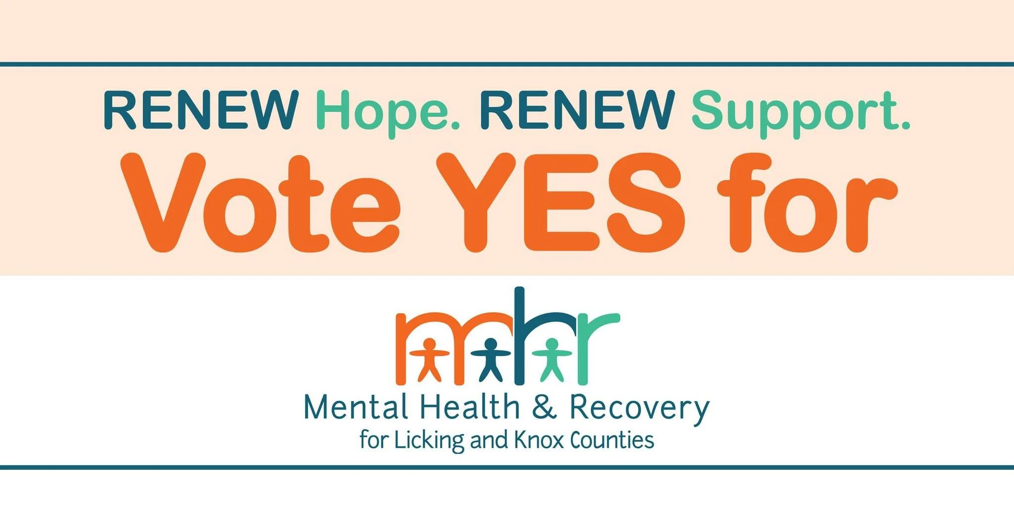 Vote YES today:

Licking County "&ldquo;A renewal of a tax for the benefit of Licking County for the purpose of operation of community addiction services providers and community mental health services providers and acquisition, construction, ren