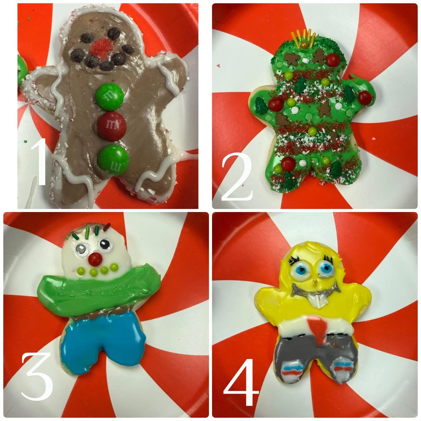 Our Knox location had a cookie contest today. - Help us pick a cookie winner!

Vote by commenting your favorite number by Sunday evening!

🎄🍪