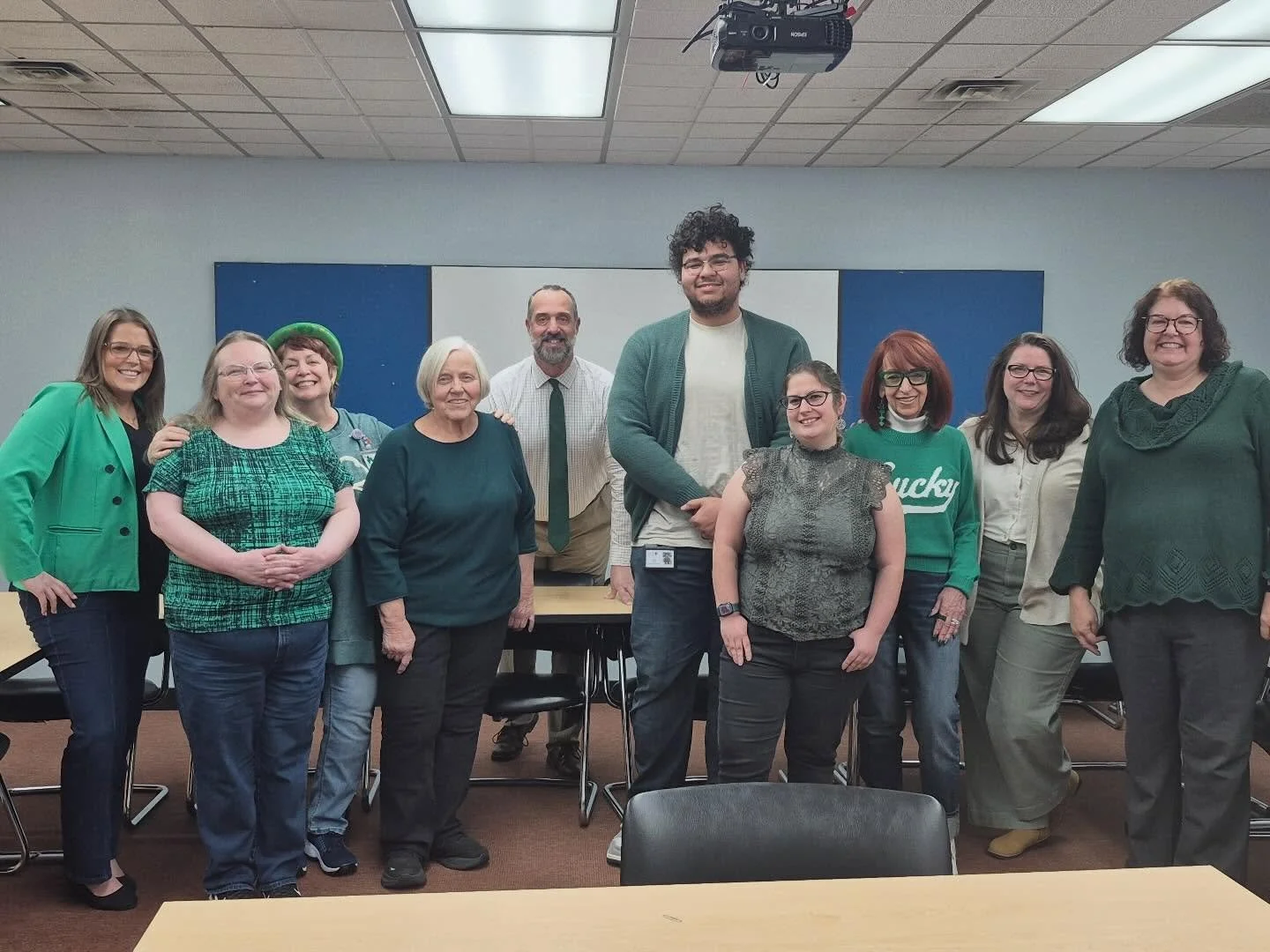 The team went all out with their green spirit today! Happy St. Patrick's Day from BHP! 🍀☘️