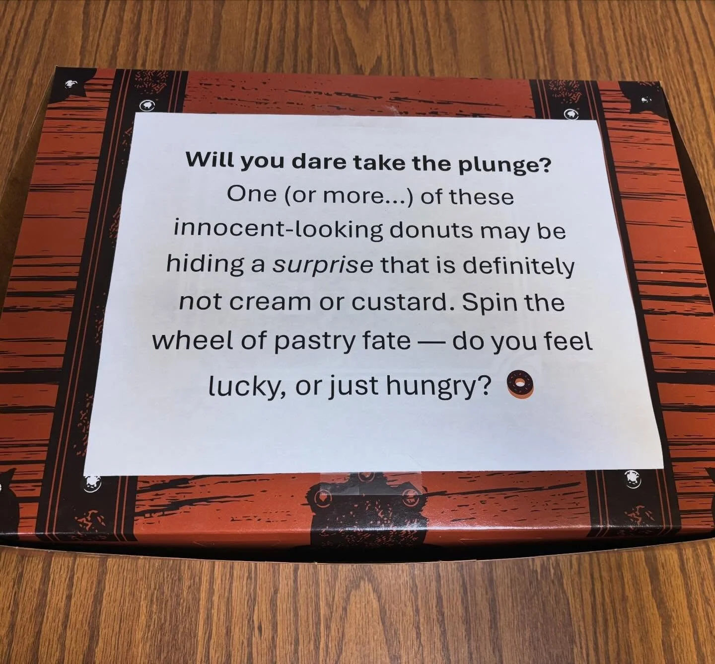 Happy April Fools&rsquo; Day!

** no donuts or humans were harmed in the making of this prank **