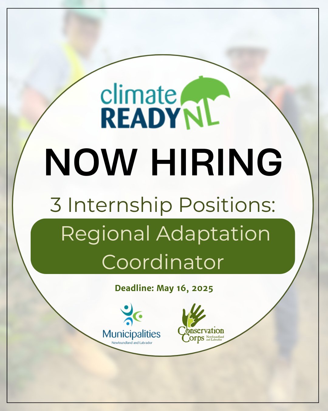 CCNL is looking for Regional Adaptation Coordinators! ๐ฟAre you interested in regional climate research, stakeholder engagement, or compiling climate data profiles and summaries? Apply today! Visit our website through the link in our bio to view full