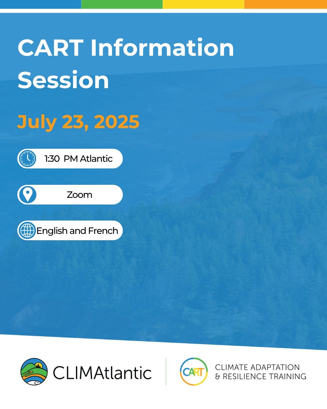 🤗Join our Information Session this Wednesday at 1:30 PM (Atlantic)! https://us06web.zoom.us/meeting/register/Xz3LZl3WTrSsyPiEq4H-OA
🤗Rejoignez notre session d'information ce mercredi à 13h30 (Atlantique) !
https://us06web.zoom.us/meeting/re