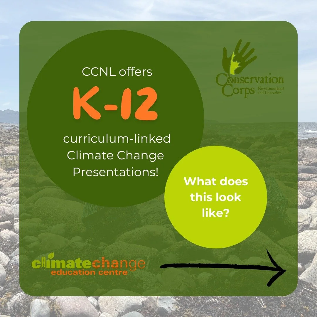 Our Climate Change Education Centre is back in full swing! ✏Did you know that we offer FREE curriculum-linked environmental &amp; climate change presentations to all K-12 students and any other youth serving organizations in the province?

What do ou