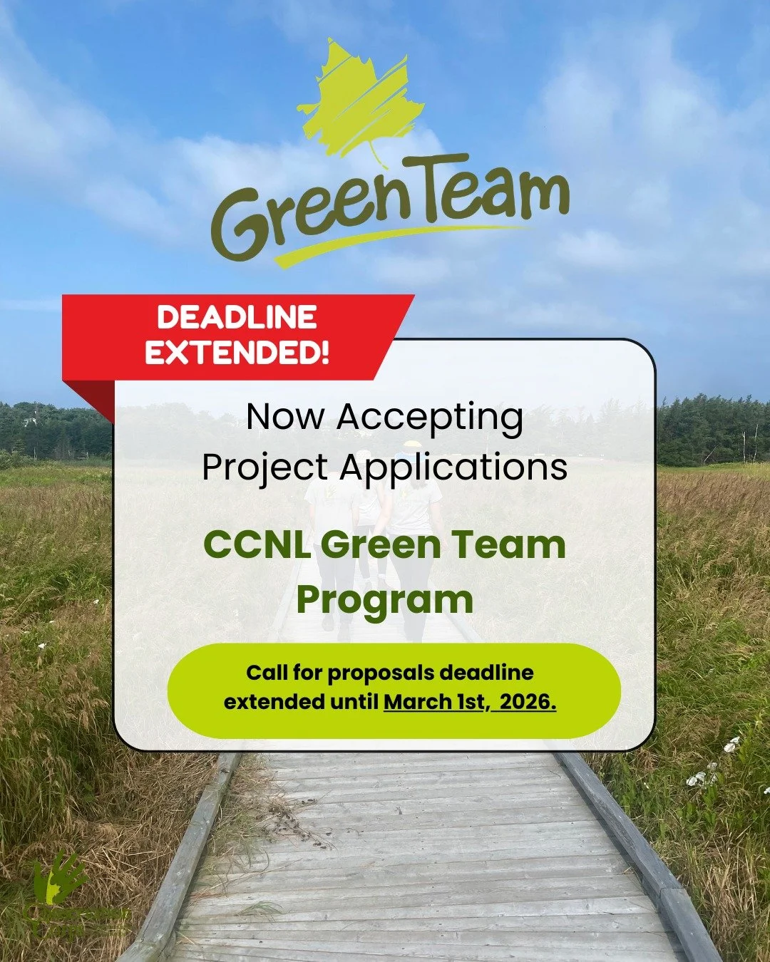 ⏰We've extended the Green Team Proposal deadline by one week to March 1st, 2026. ⏰If you have any questions or concerns about project viability or if you require any additional time to complete your application, please reach out to Ryan Brazil at rbr