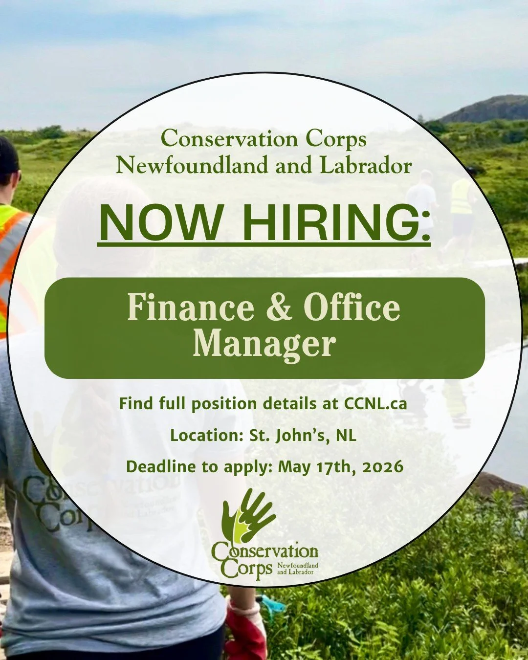 ⏰CCNL is looking for a confident, energetic, and collaborative team player for the full time position of Finance and Office Manager! ⏰

The  Finance and Office Manager will manage budgeting, payroll, financial reporting, oversee office operations and