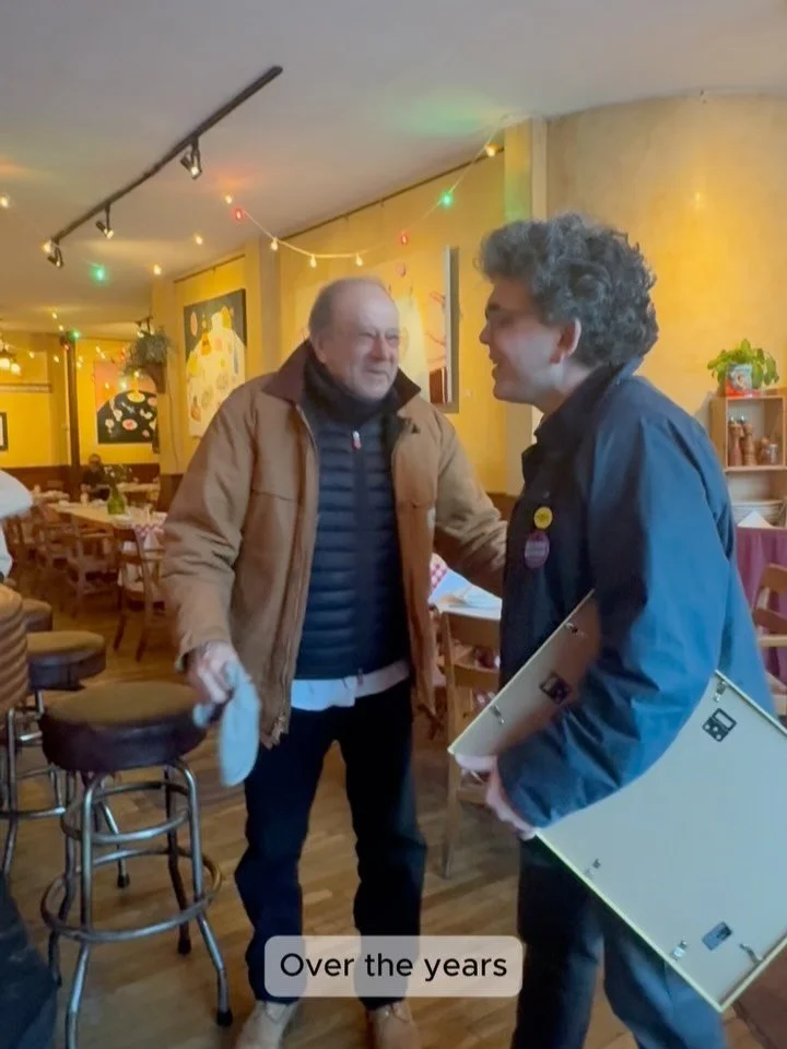 We celebrated Tony Migliaccio, owner of Noodle Pudding in Brooklyn Heights, for decades of incredible service to our community. For over 30 years Noodle Pudding has been a neighborhood institution! Every meal is superb and everyone is warmly welcomed