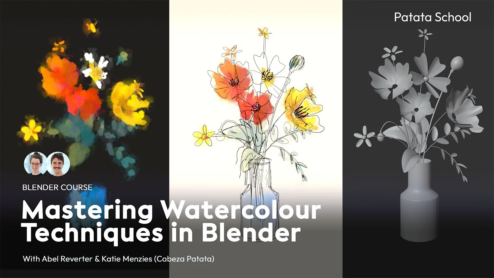 Explore abstract colour palettes, learn new modelling techniques with Blender’s new cloner capabilities, and get the most out of Grease Pencil using unique modifiers. A combo of step-by-step creation and a deep-dive into practical, professional Case 