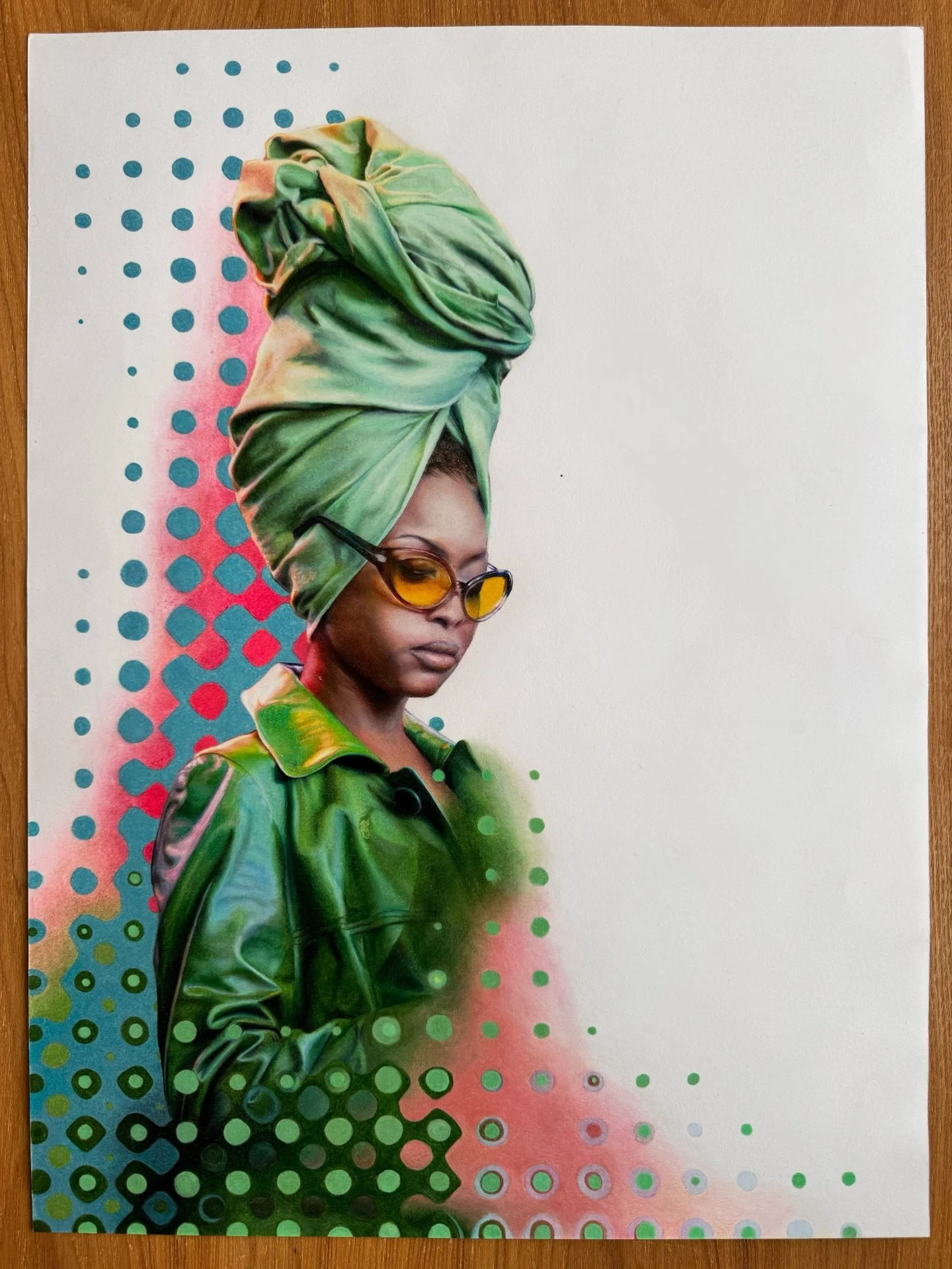 Josh Gazzard - Portrait of Erykah Badu