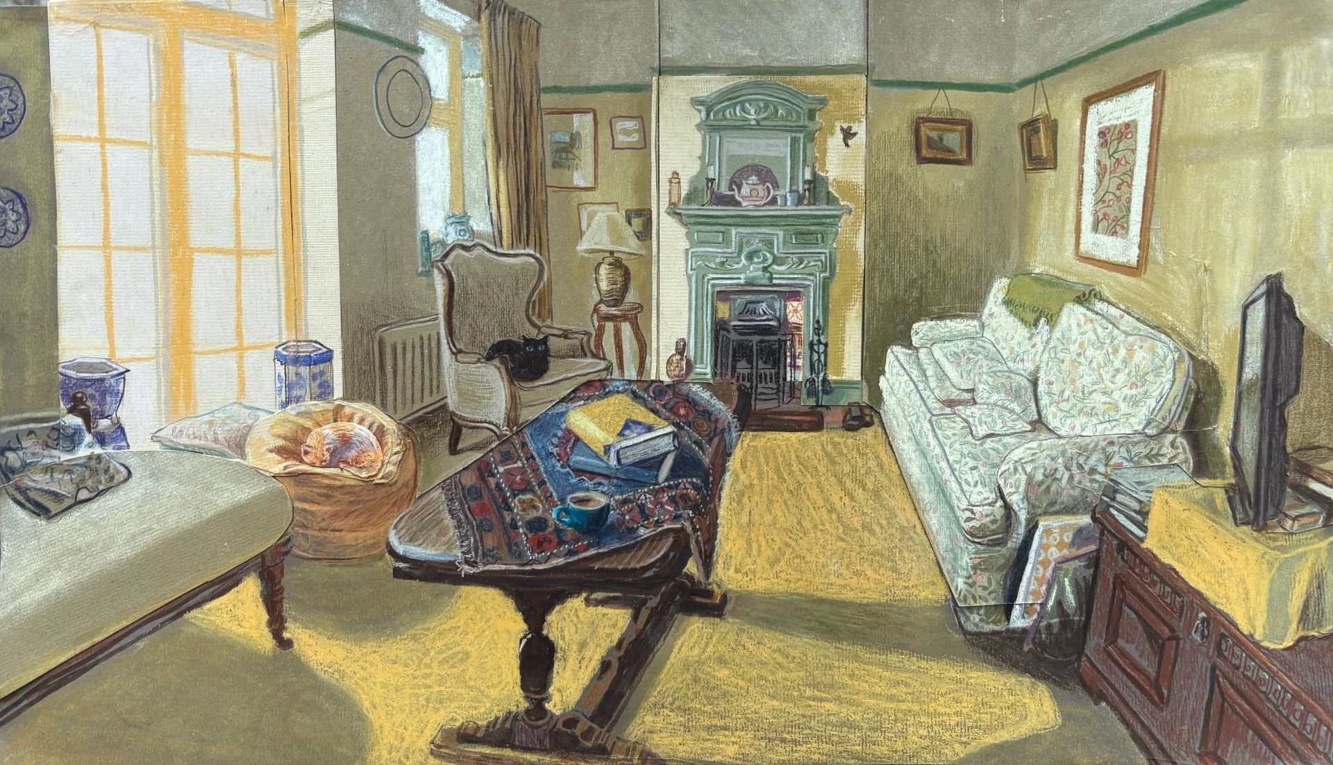 Ciara Calthrop - Cats in the Living Room