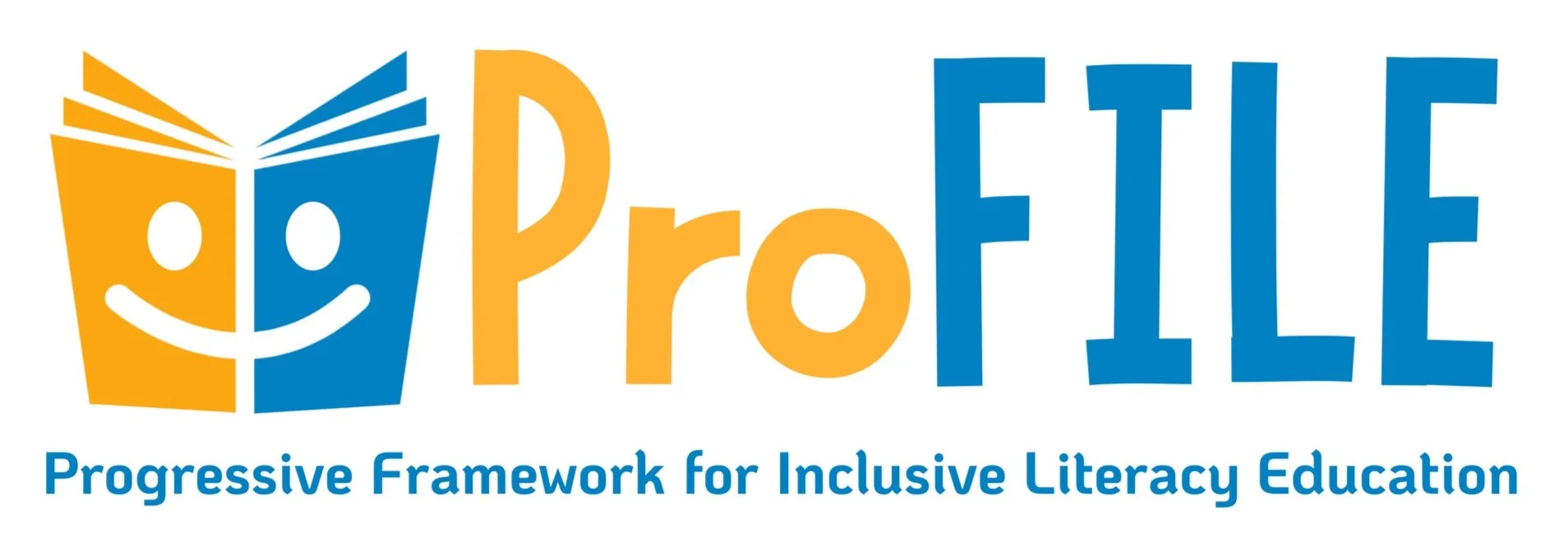 Logo for PROLITE featuring a smiling face on an open book and the text 'ProLITE' with the tagline 'Progressive Framework for Inclusive Literacy Education.'