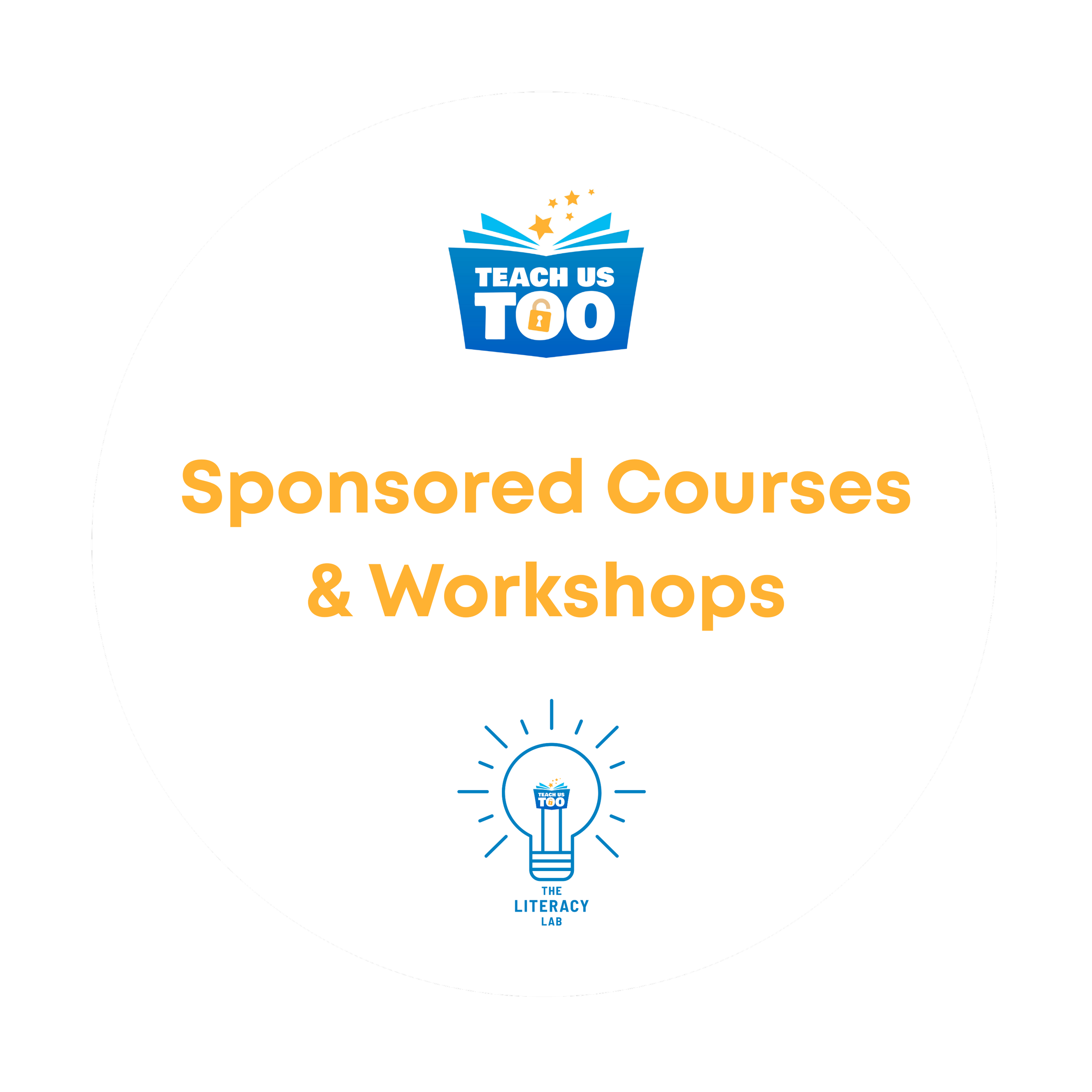 Icons of an open book, a checklist, and a laptop with a video play button, connected in a circular flow.