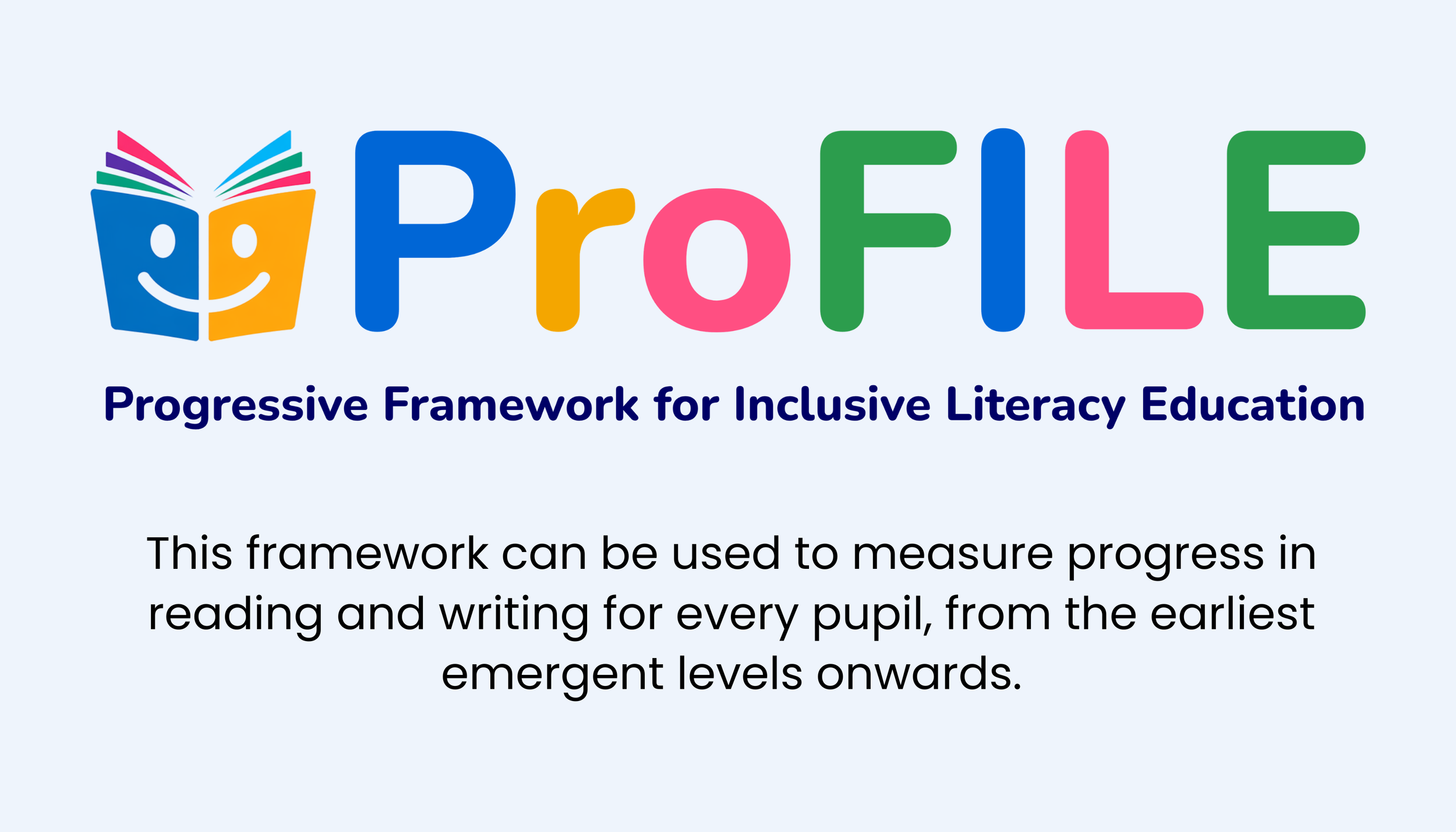 ProFILE logo on blue background with description of framework