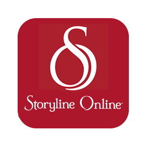 Storyline Online logo with a red background and a stylized white ampersand symbol.