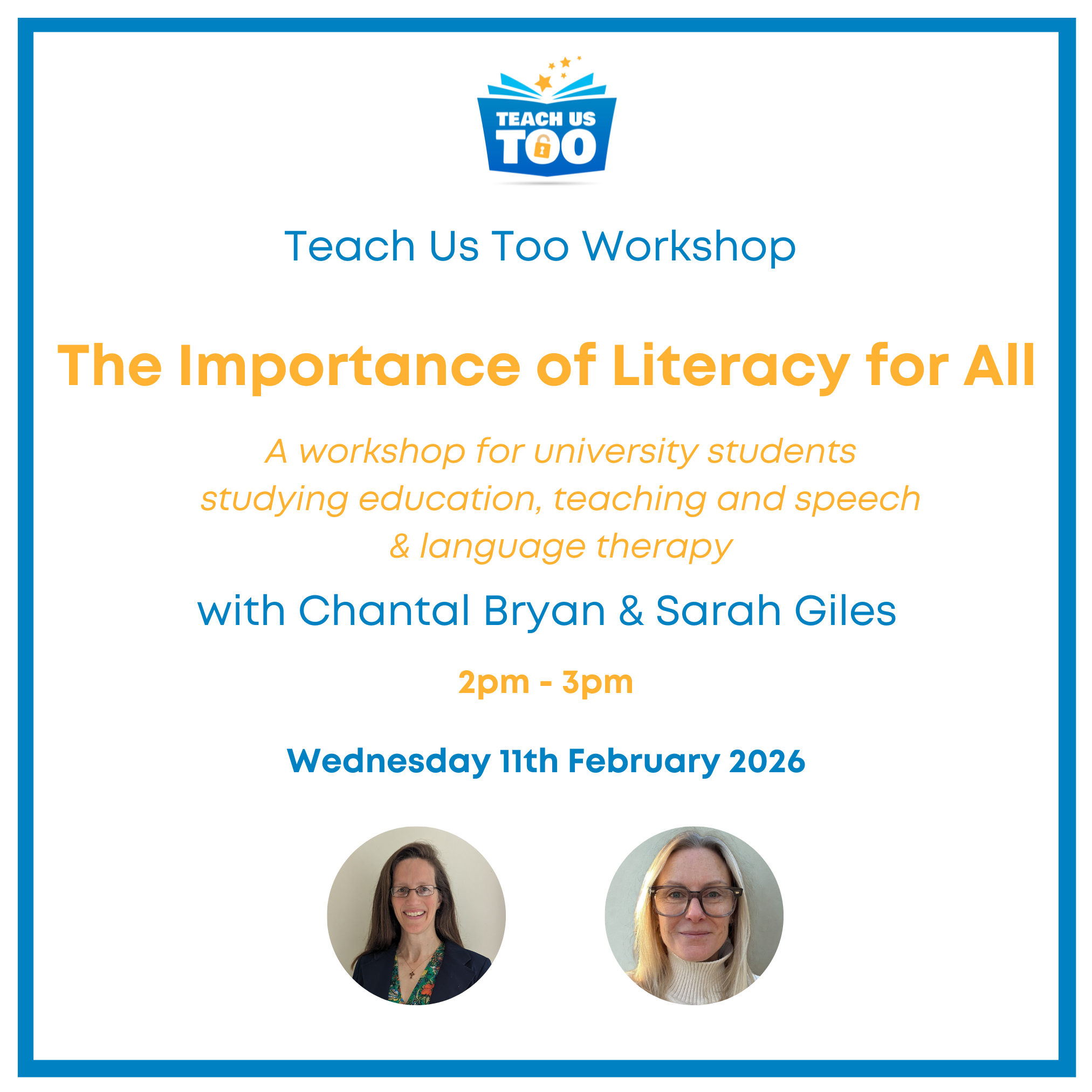 The Importance of Literacy for All - A Workshop for University Students