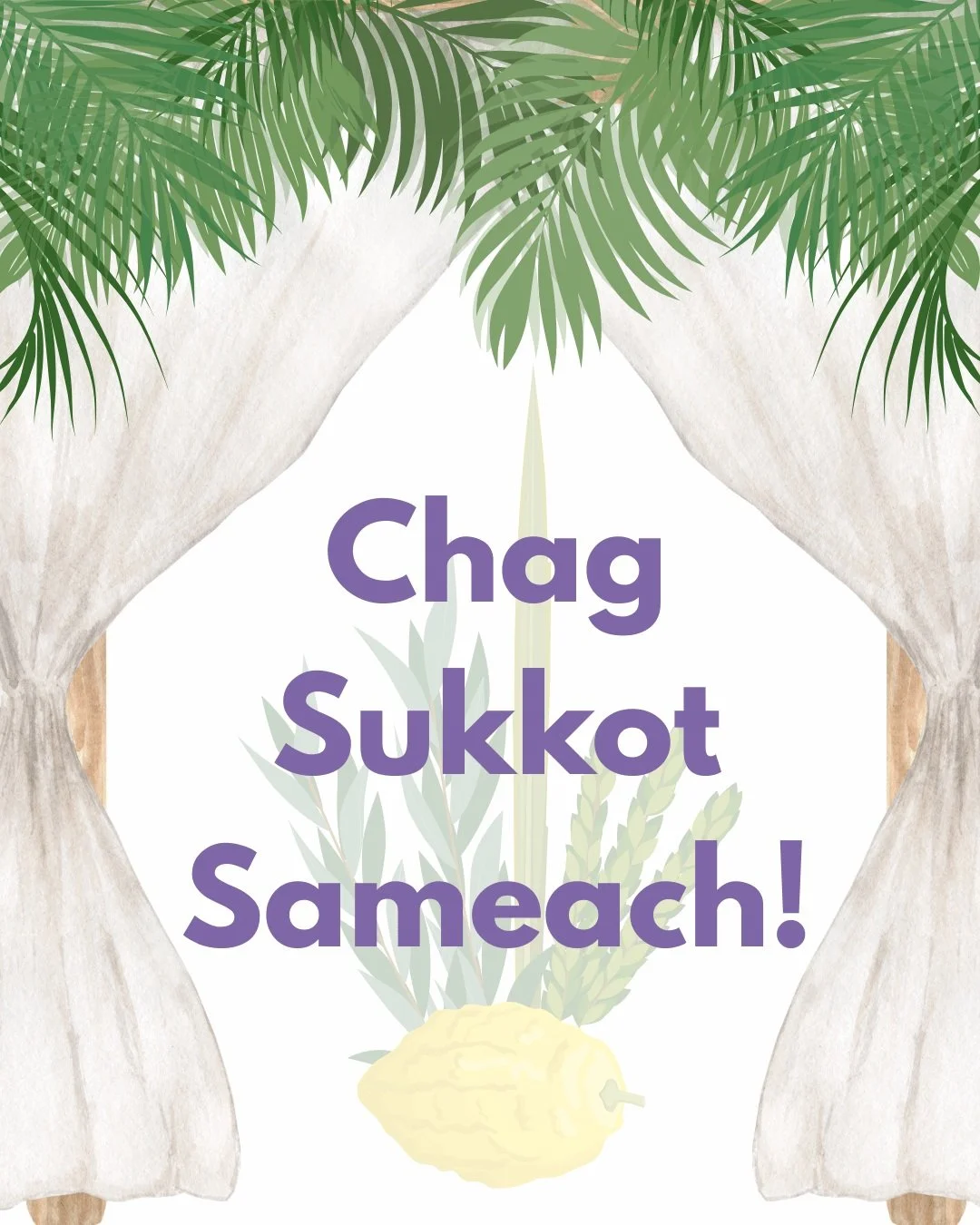 Moadim l'simcha, Chutzsquad! We're continuing to celebrate through Tishrei. Who or what are you bringing into your sukkah this year?