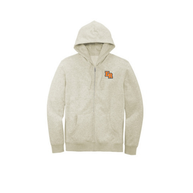Full Zip Embroidered Hoodie