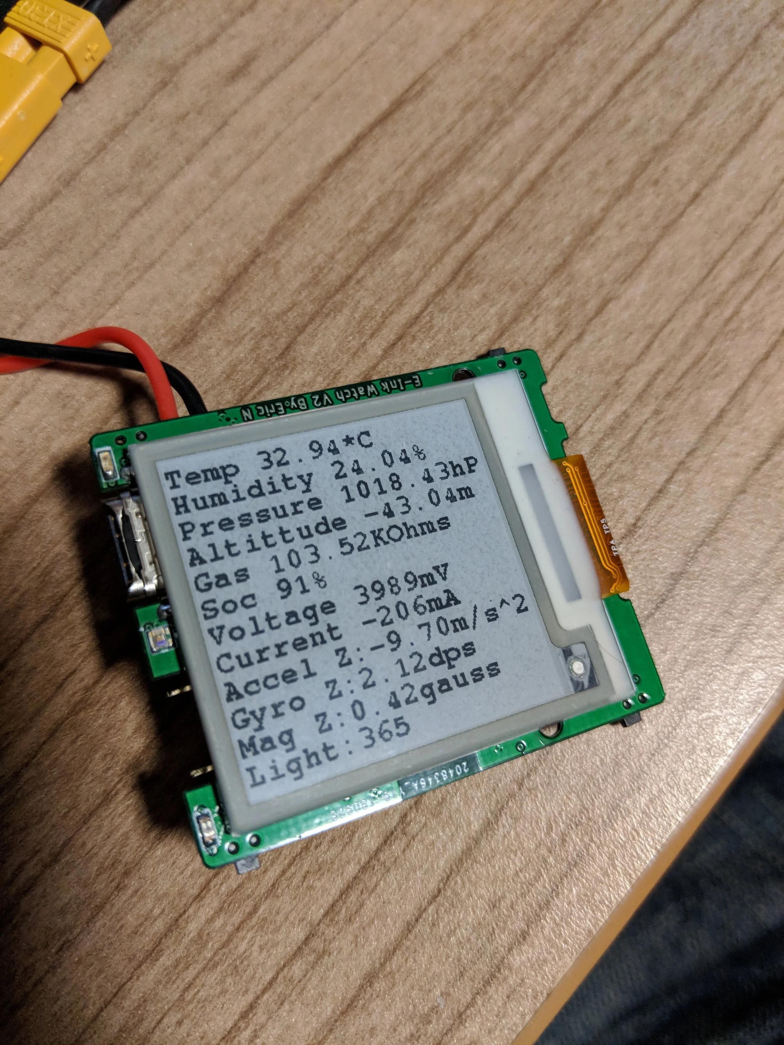 E-Ink Watch (2018)  (WIP)