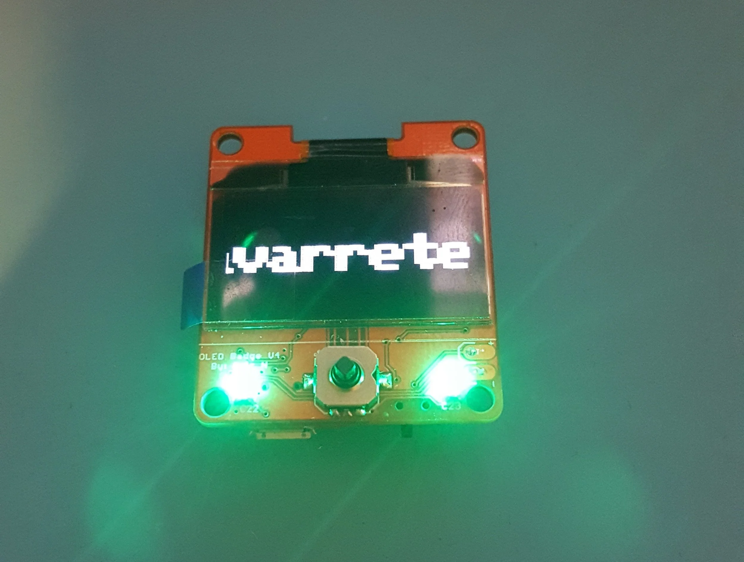 OLED Name Badge (2017)  (WIP)