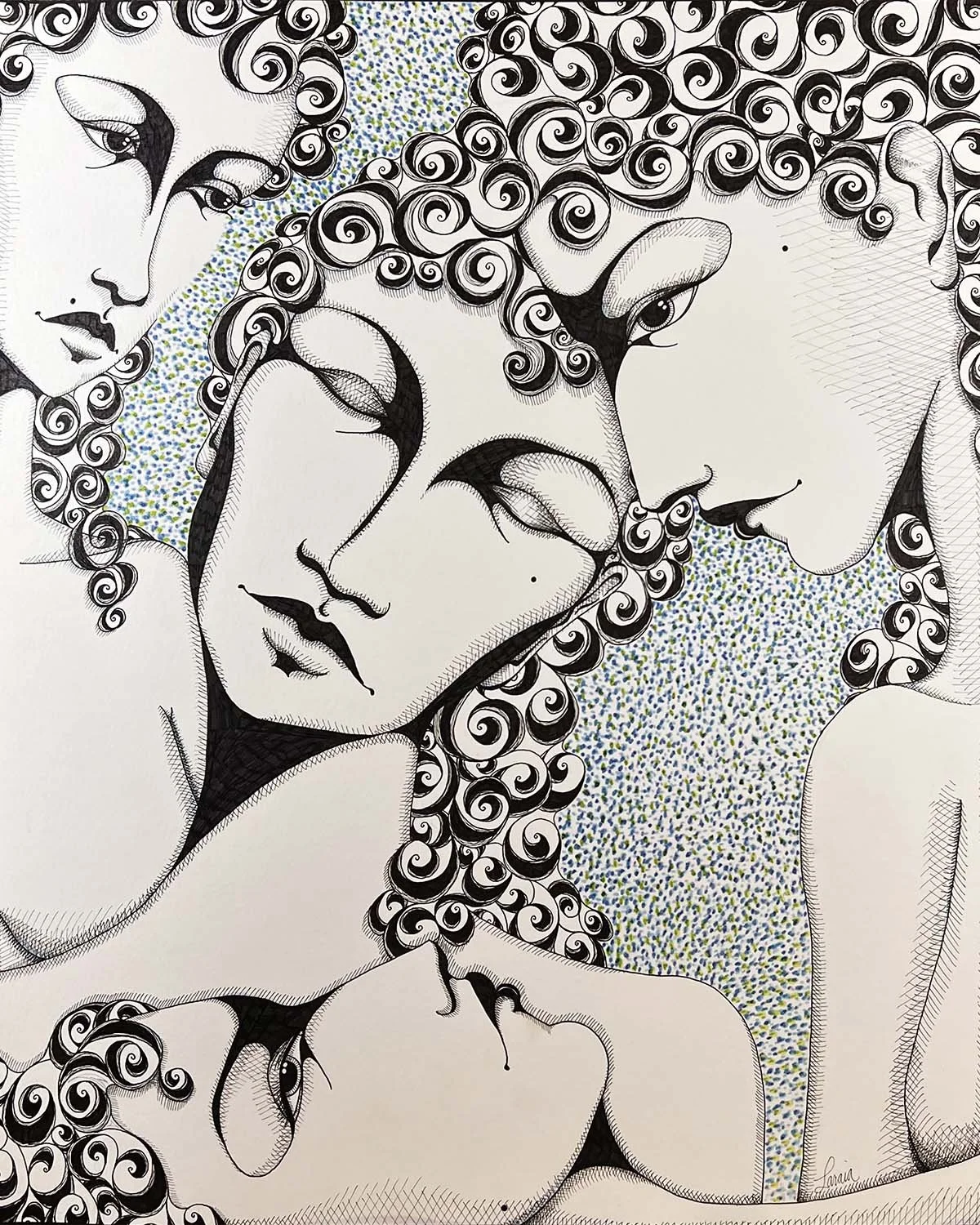 4 Faces Dreaming_pen-marker drawing_sm.jpg