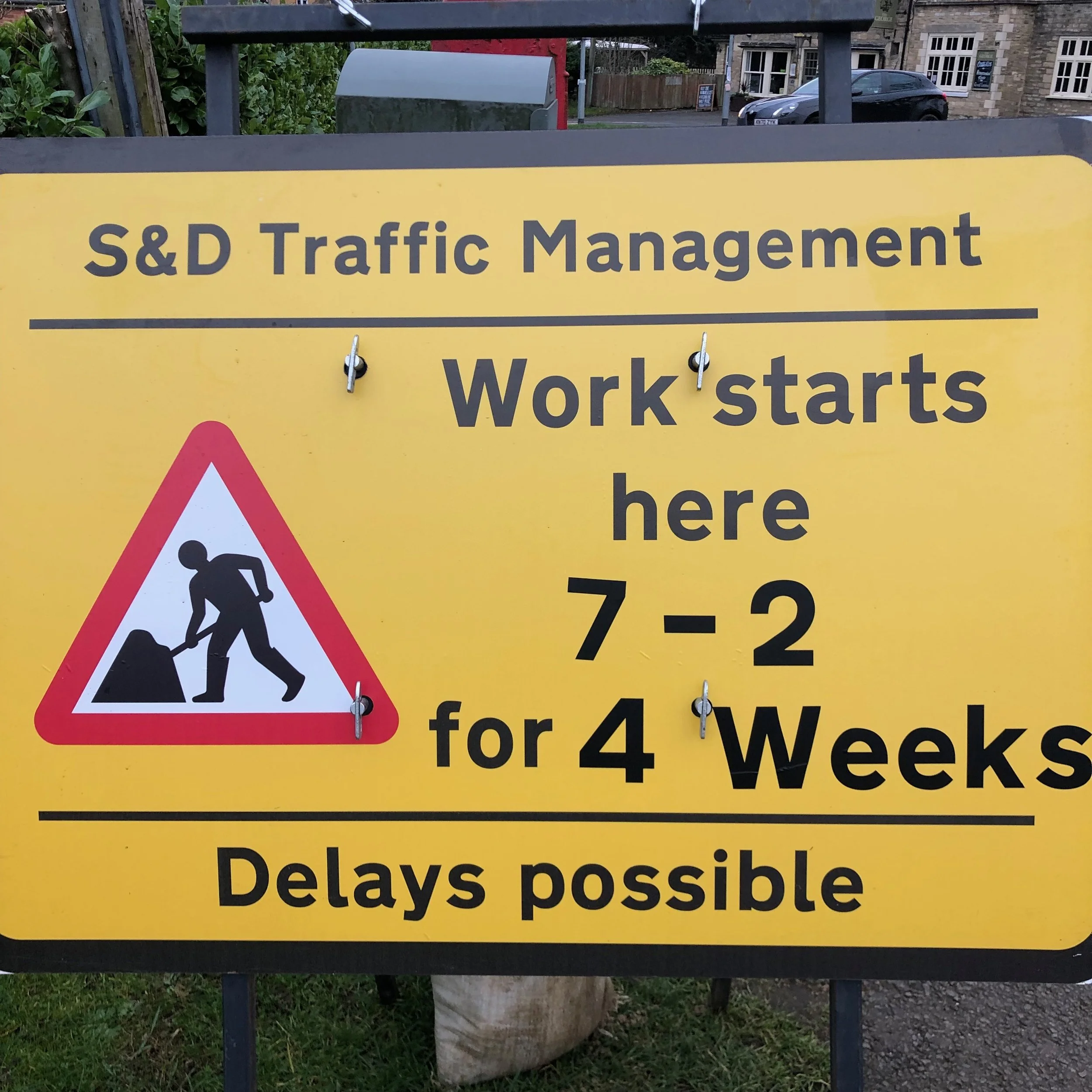 Oundle roadworks will affect Cotterstock residents