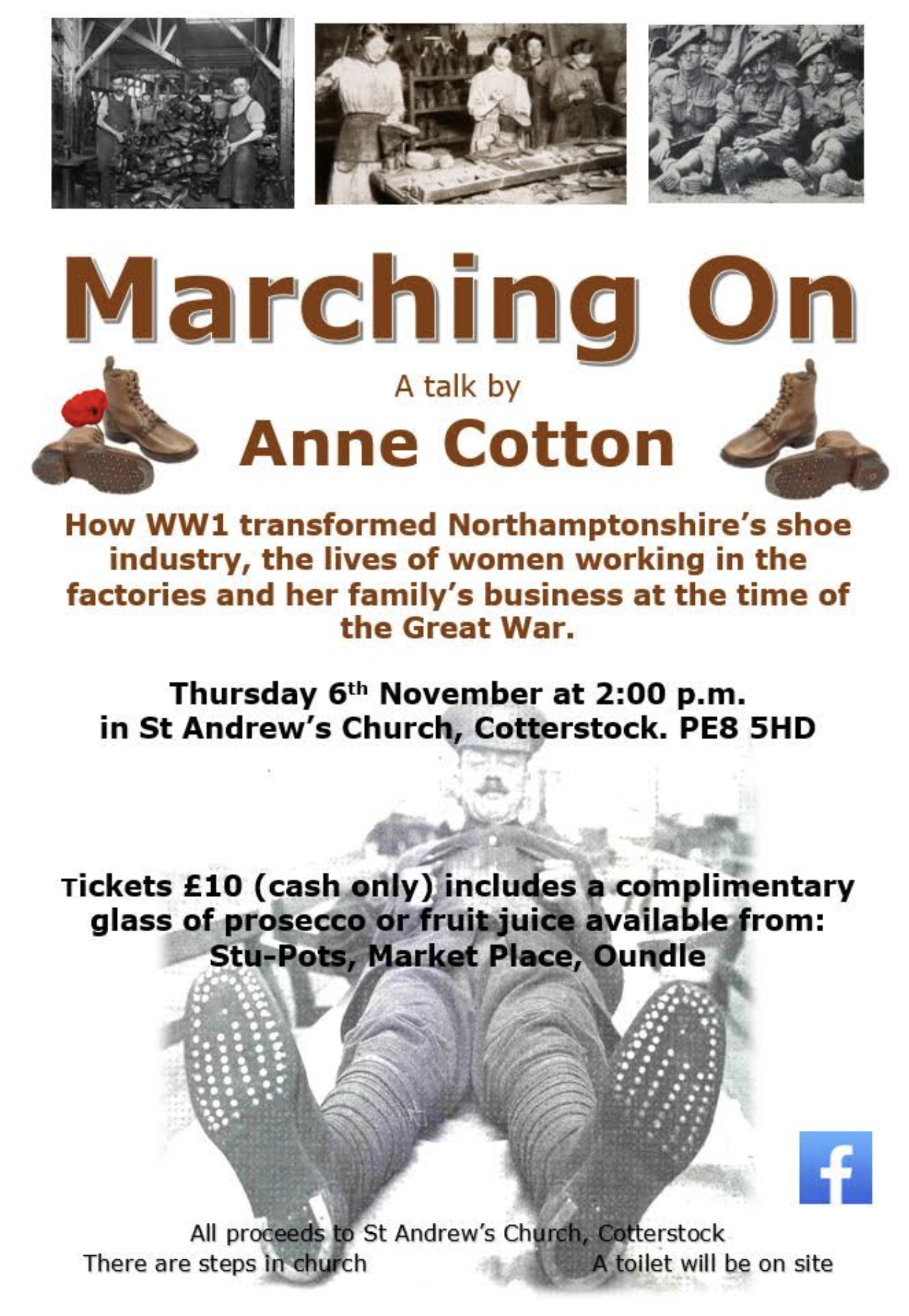 "Marching On" illustrated talk by Anne Cotton