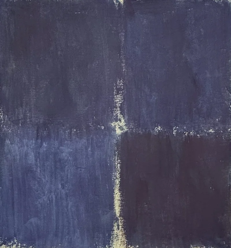 Indigo Study 
Oil on linen, 34"x40"