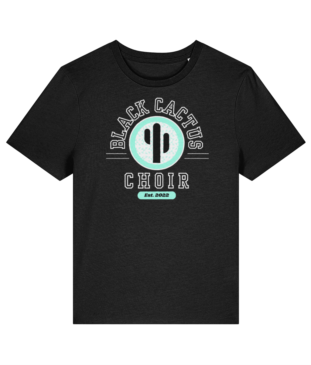 Black Cactus Choir Fitted Tee