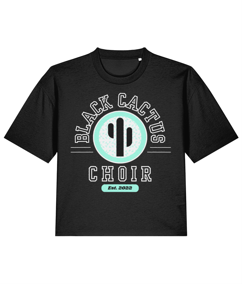 Black Cactus Choir Relaxed Boxy Tee