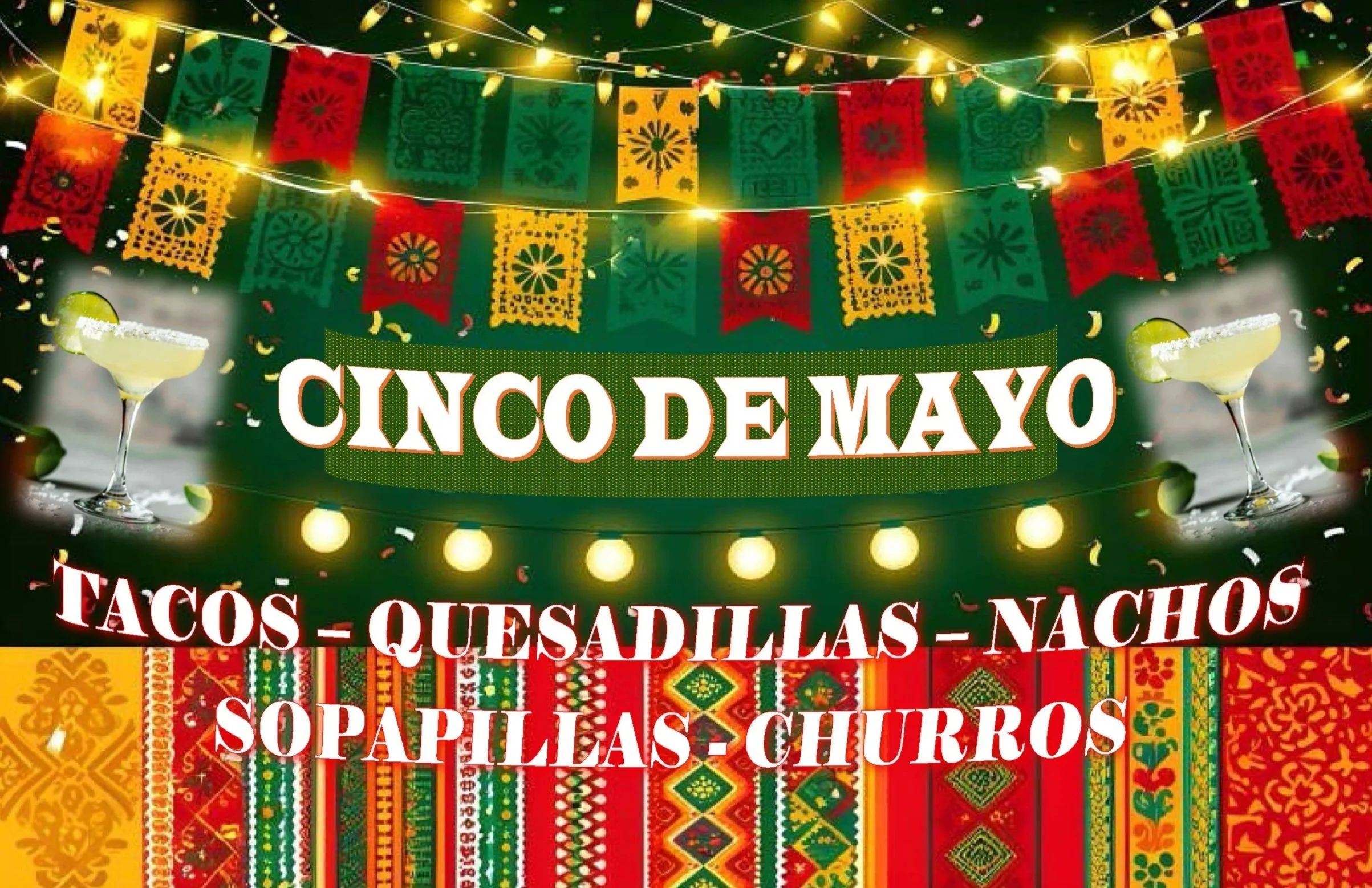 Margaritas for May 5 cinco de mayo
