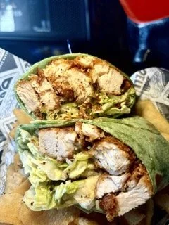 chicken caesar wrap